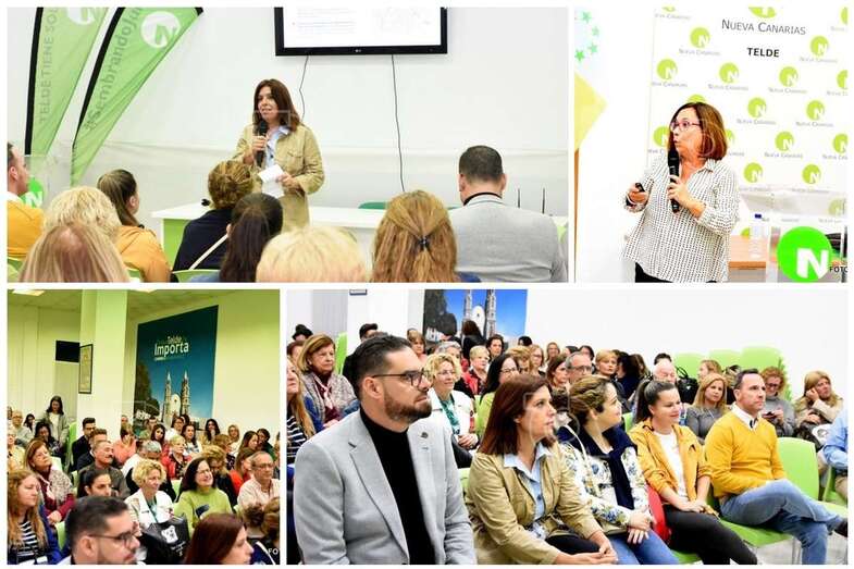 Acto celebrado esta noche en la nueva sede de NC de Telde en Arnao (Foto Antonio Alí)